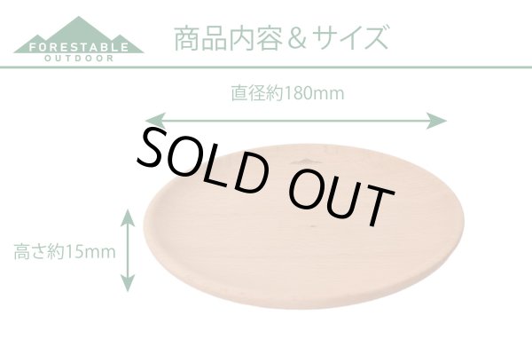画像2: 【在庫限り／廃盤セール】FORESTABLE　プレートディッシュS (2)