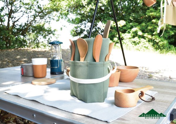 画像2: FORESTABLE カトラリーセット01 グリーン (2)